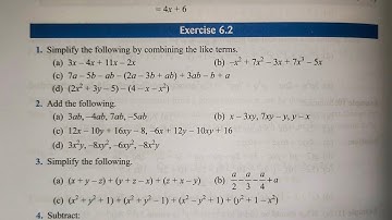 start up mathematics class 7 ch-6 solution exercise 6.2|viva education ex6.2 | algebraic expression