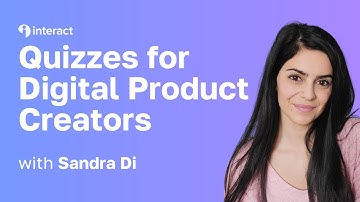 Quizzes for Digital Product Creators ft. Sandra Di