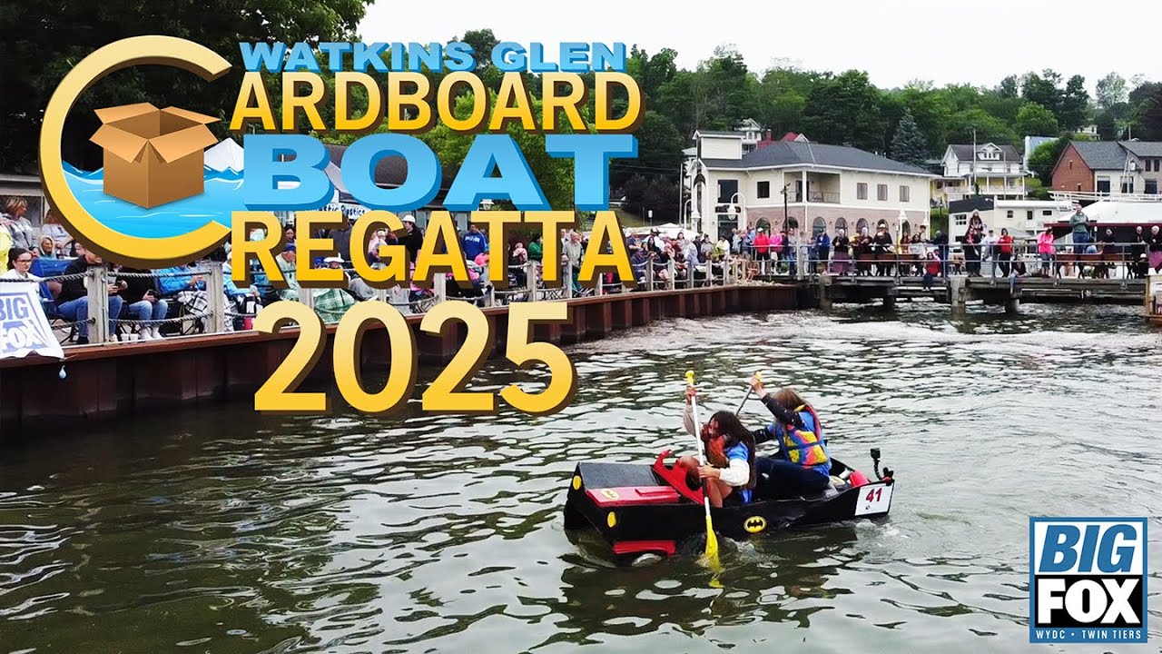 2025 Watkins Glen Cardboard Boat Regatta