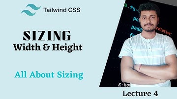 Tailwind CSS Width & Height | All About Sizing | #4 #tailwindcss