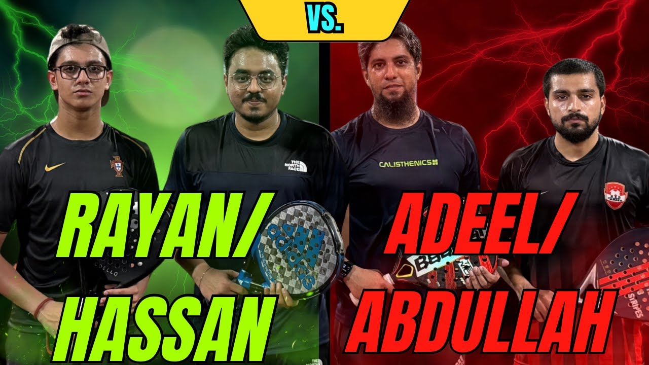 Smash X Padel Bahdurabad - Rayan/Hassan vs. Adeel/Abdullah