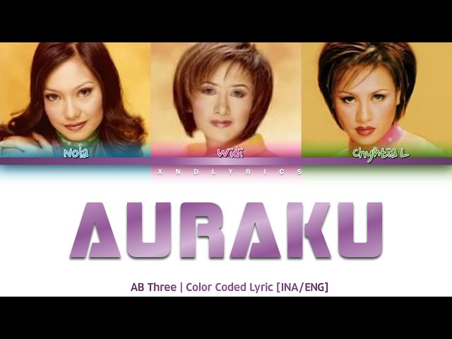 AB Three - Auraku (Color Coded Lyrics/Lirik INA/ENG) class=