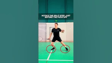 Master the split step! ⚡This movement keeps you ready for anything. #SplitStep #BadmintonFootwork