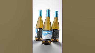 Wine Bottle Render with Blender! 🍷