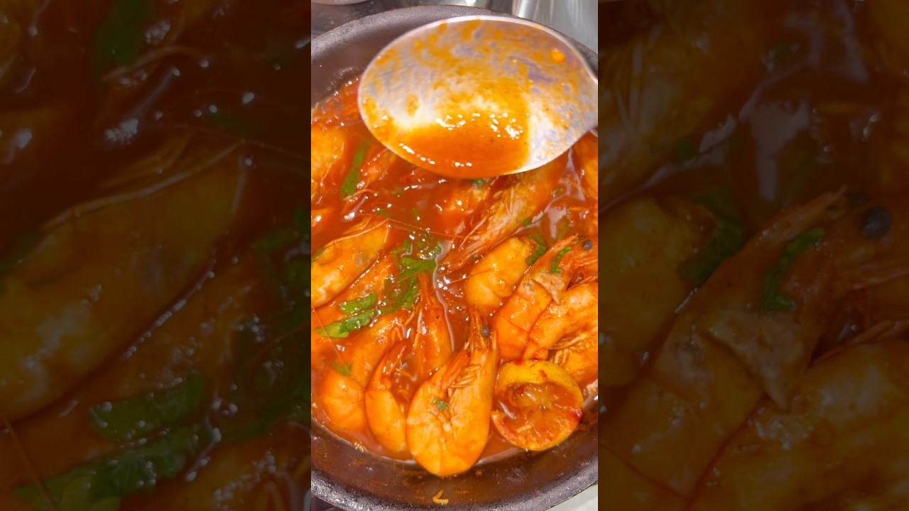 Recette crevette sauce rouge ! rapide à faire 