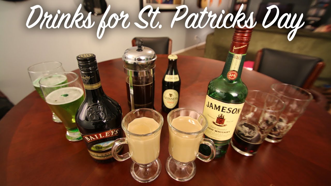 Must Have Drinks for St. Patricks Day Green Beer and Jameson YouTube