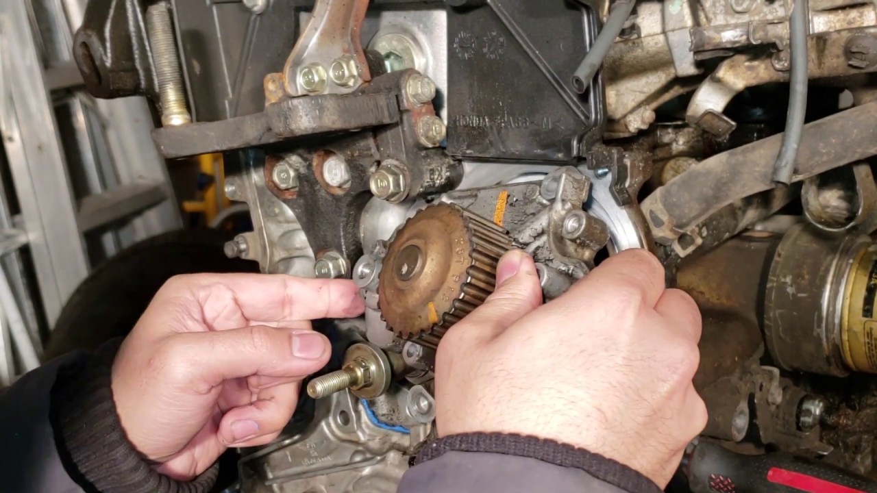 Water pump Install Prelude h22a4 YouTube