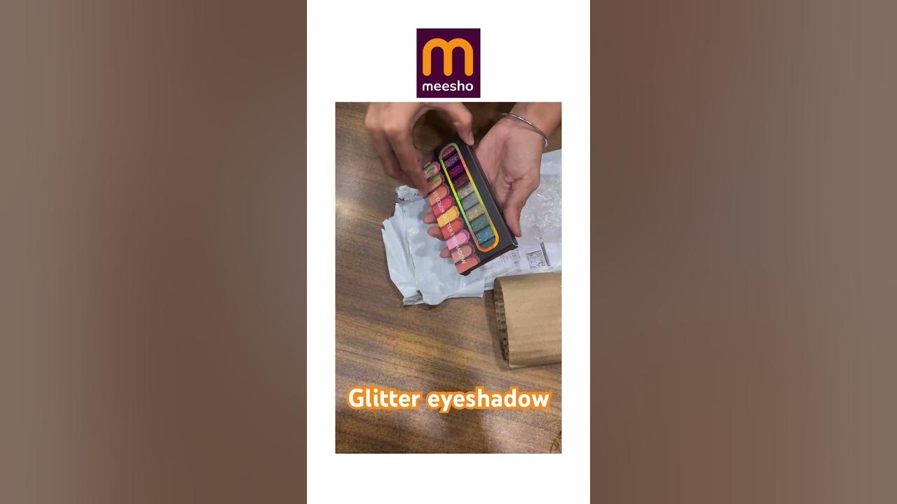 #meesho #meeshohaul #eyemakeup #glitter #eyeshadow #shorts #viralshorts #song #music #makeup #skin