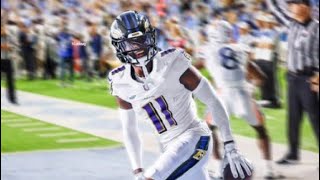 New Ravens Wide Receiver Tez Walker can really play!