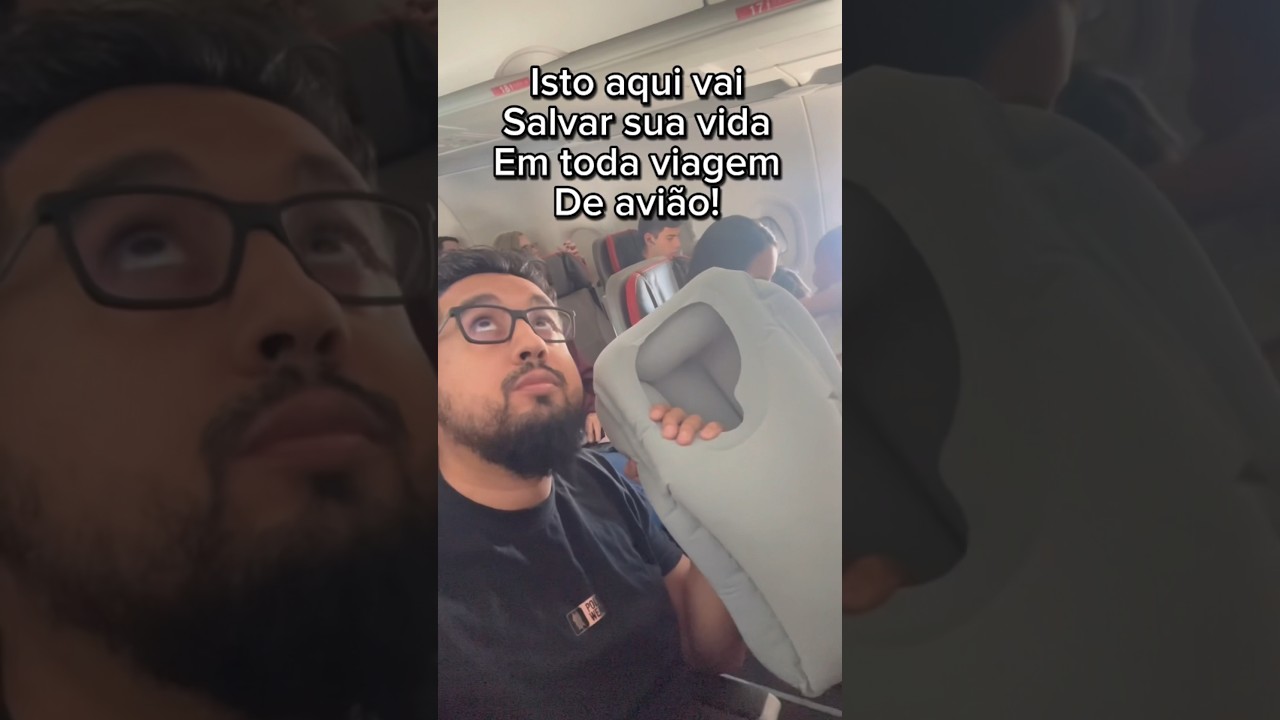 Isso aqui vai te salvar em todas viagens de avião