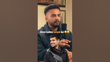 Elvish Yadav on Dhruv Rathee 😮 #shortsfeed #dhruvrathee #elvishyadav #podcast