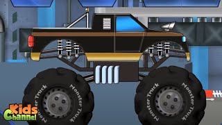 Xe tải quái vật video xe đồ chơi cho trẻ em của Kids Channel screenshot 5