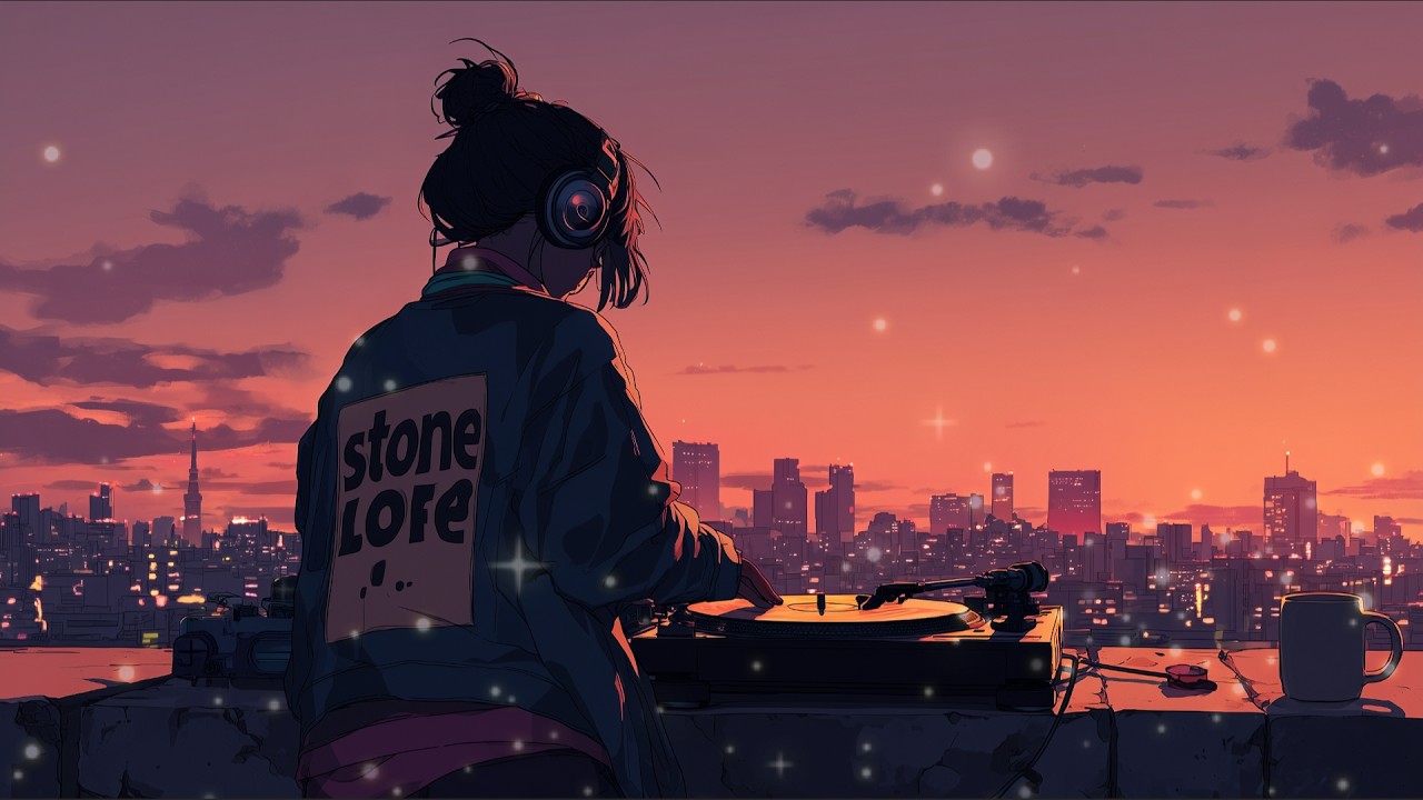 Relaxed lo-fi Music/夕暮れの屋上でレコードを回すDJが流してそうなチルヒップホップ【Lo-Fi HIPHOP/Chill Beats】
