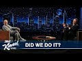 Ellen DeGeneres & Jimmy Kimmel Play “Did We Do It?”