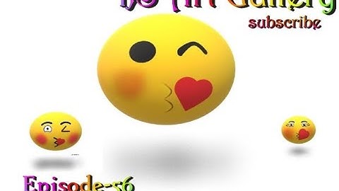 how to draw kiss emoji. paint 3d tutorial. #art #3d