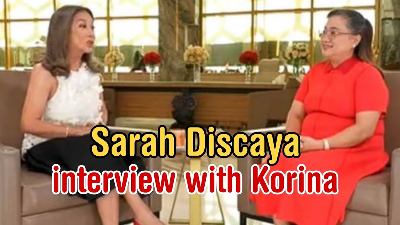 Sarah Discaya interview with Korina Sanchez 