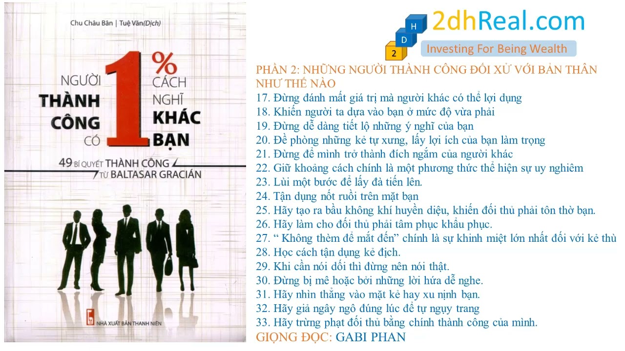 Outline Video Người Thành Công CÓ 1% Cách Nghĩ Khác Bạn | Phần 2 | Thực hiện bởi Gabi Phan chuyên viên Người 2dh