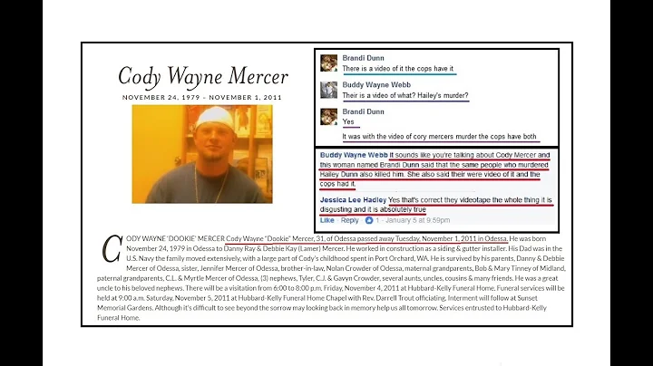 THE CODY MERCER MURDER
