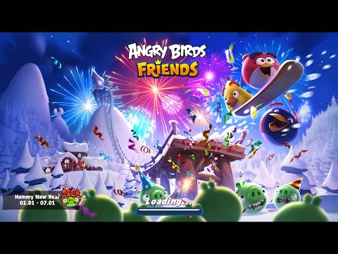 Видео: Angry Birds Friends. Hammy New Year 7. 3 stars. Passage from Sergey Fetisov