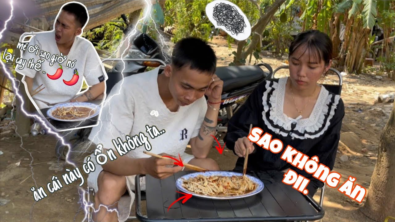 Mucbank . Với Gồm nha !! Nấm kim châm siêu cay 🌶️🌶️ 