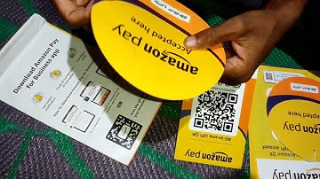 Amazon pay QR code unboxing video