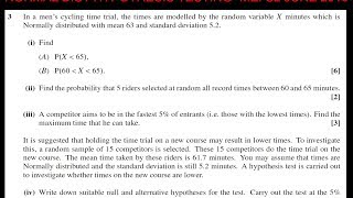 MEI S2 NORMAL SAMPLE HYPOTHESIS TESTING