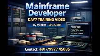 Mainframe Developer Training Day7_ TSO ISPF JCL VSAM COBOL DB2 CICS_7997745085