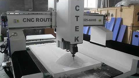 AKM1325-4 axis Mist cooling 400mm z axis cnc milling machine for foam