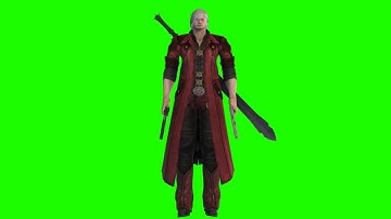Dante idle animated front Devil May Cry 4 chroma