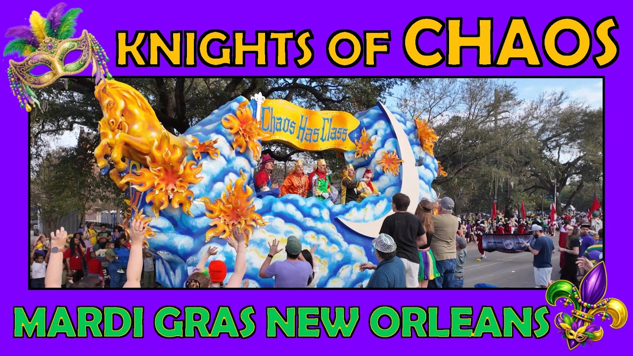 🎭 Knights of Chaos Parade, Mardi Gras 2026, New Orleans, Louisiana 🎺