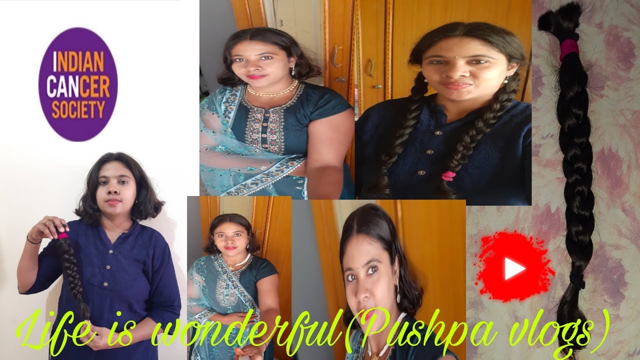 Birthday special Hair donated to cancers patients 2024 Indian cancers society bangalore