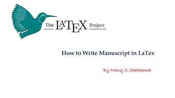 How to write manuscript in LaTex | Write manuscript using overleaf | AIP LaTex Template