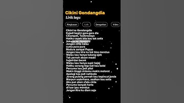 Thumbnail of Lirik Lagu Cikini Gondangdia #liriklagu