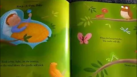 Nursery rhyme song - rock-a-bye baby sing along with words