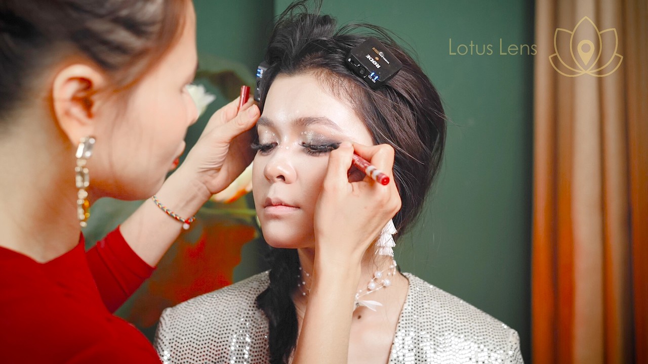 Asmr Makeup Transformation |  Bold & Chic Makeup | Tina Nguyen Makeup