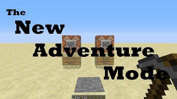 The New Adventure Mode (1.8) - A Quick Minecraft Tutorial