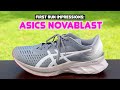 FIRST RUN IMPRESSIONS: ASICS NOVABLAST