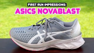 FIRST RUN IMPRESSIONS: ASICS NOVABLAST