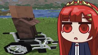 Tôi phá đảo Minecraft ngồi trên XE LĂN screenshot 1