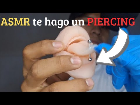 ASMR TE HAGO UN PIERCING | ROLEPLAY EN ESPAÑOL 😫