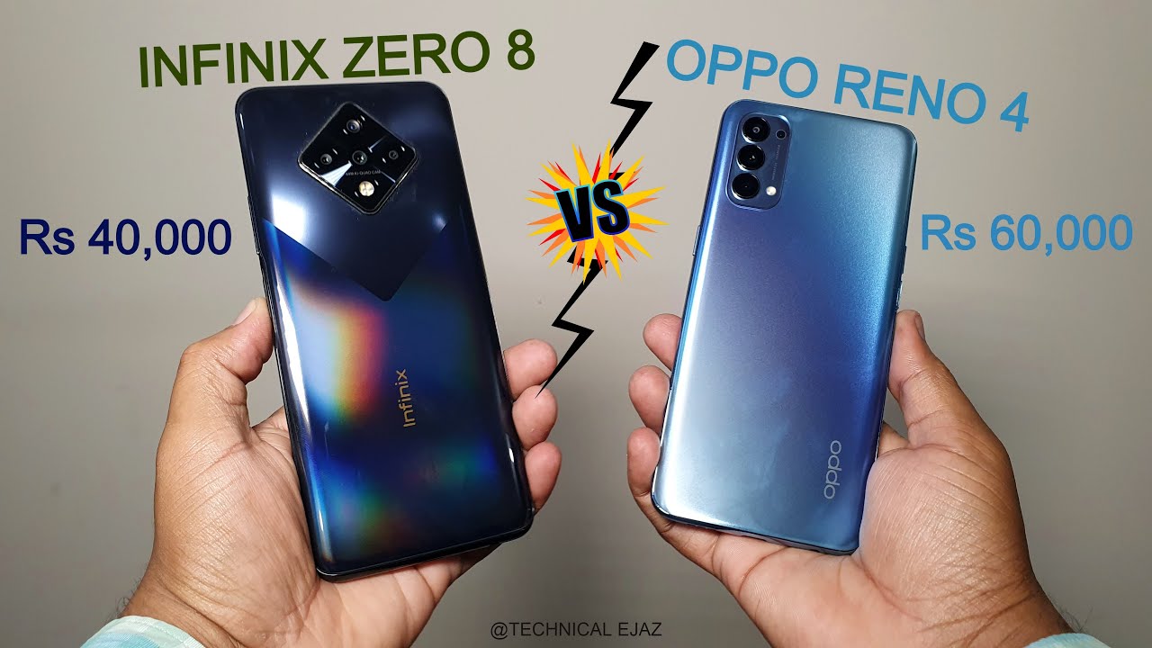 Infinix Zero 8 Vs Oppo Reno 4 Full Comparison Speed Test Helio G90T