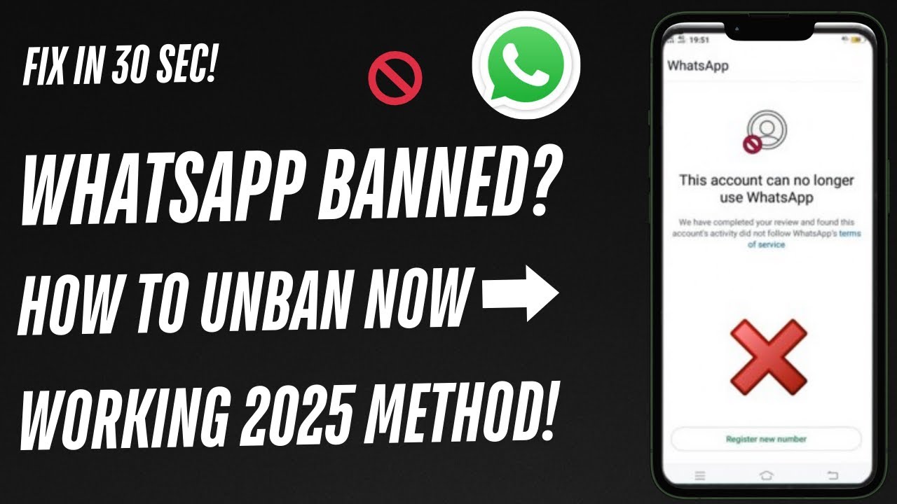 WhatsApp Banned? How to UNBAN Your Number FAST (Working Method)