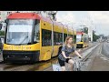 Trams in warsaw