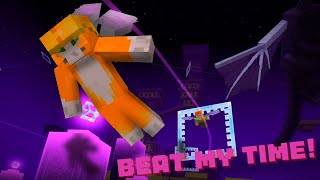 Can You Beat My Time Elytra Ring Rush! | Minecraft Bedrock