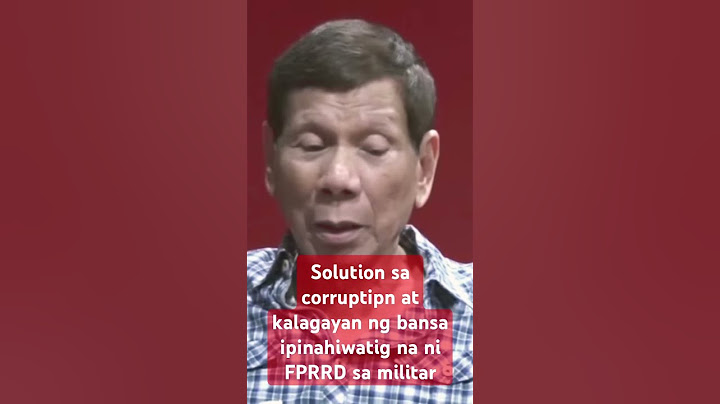 FPRD NAGPAHIWATIG NA SA MGA MILITAR NA TAPUSIN NA ANG KASALUKUYANG CORRUPTION AT ABUSO SA BANSA