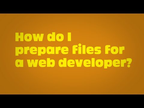 - Web Design - How do I prepare files for a web developer? thumbnail