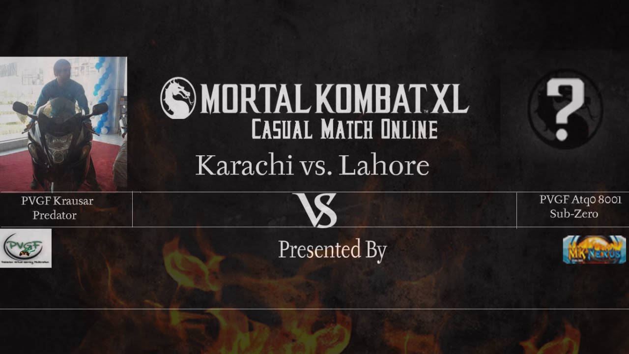 PVGF Mortal Kombat XL Casual matches Krausar (Predator) vs Atq08001 (SubZero)
