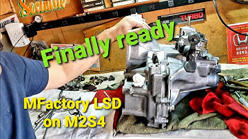 Prelude transmission w/ Mfactory LSD, final assembly.