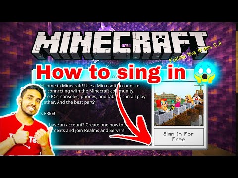 How to sign in Minecraft