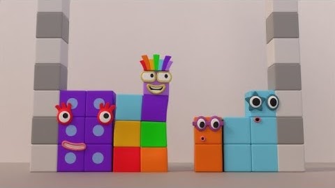 Numberblocks Tetris Animation | Softbody Tetris 2